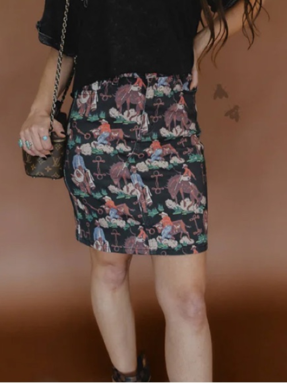 Denim If You Do Skirt